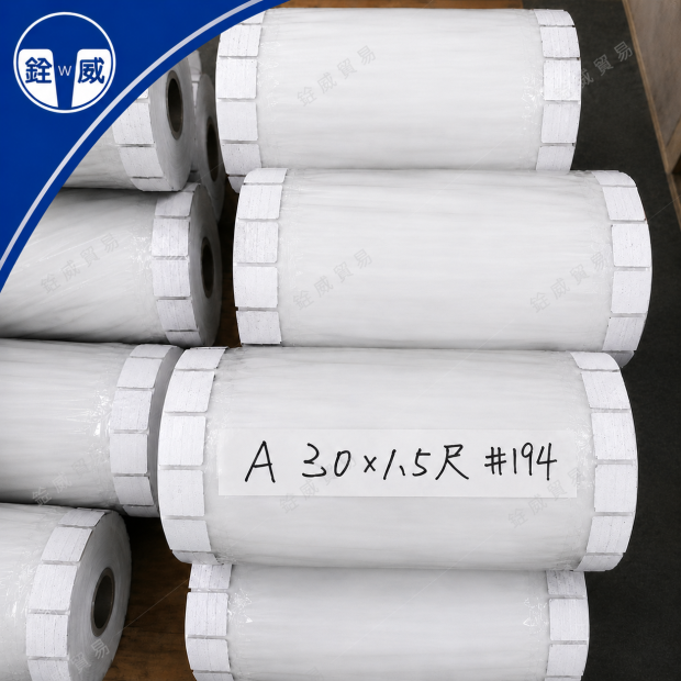 透明PVC桌墊膠布捲料包裝，耐用防刮桌面保護材