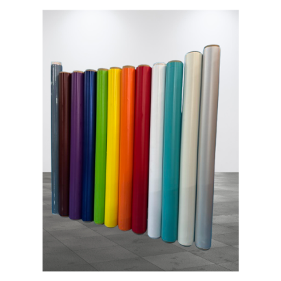 戶外抗UV軟質PVC膠布多色展示，耐候防曬塑膠布材料